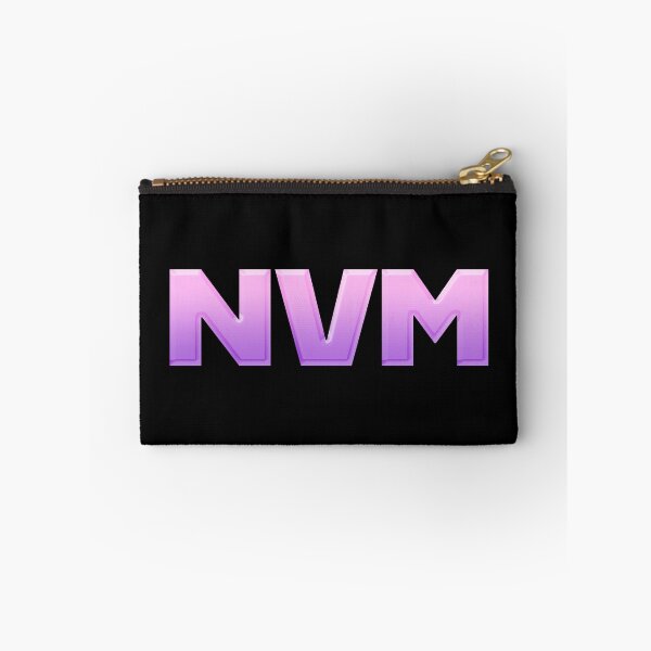 Item preview, NVM - Nevermind in Pink and Violet designed and sold by Memes N Lore .
