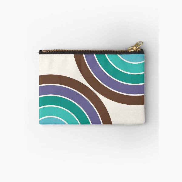 Item preview, Midcentury Modern Geometric Rainbow C13 in Aesthetic Brown Purple Teal Sage designed and sold by nineFlorals.