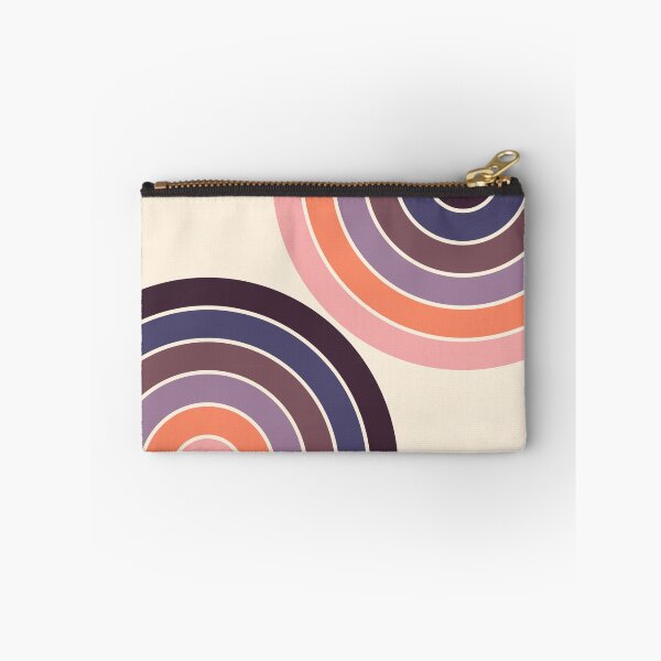 Item preview, Midcentury Modern Geometric Rainbow C7 in Aesthetic Sunset Vibes Purple Orange Pink designed and sold by nineFlorals.