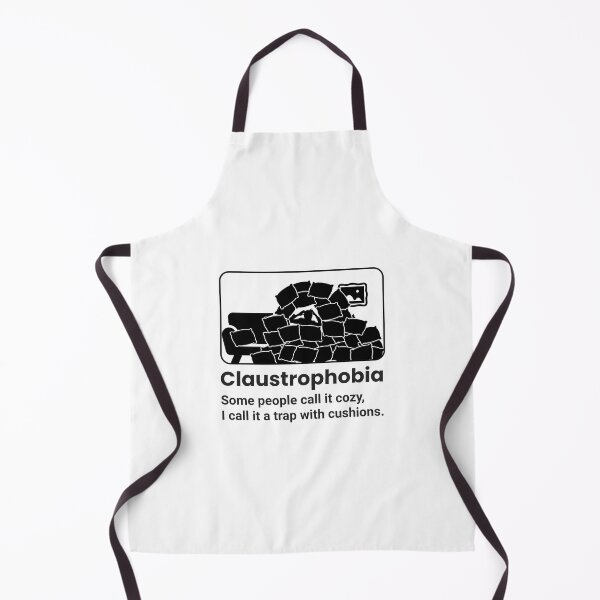 Item preview, Claustrophobia Quote – Cozy Trap with Cushions Humor Design designed and sold by rherondesigns.