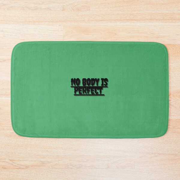 Item preview, No Body Is Perfect Inspirational Quote Print" designed and sold by Artistikvibes.