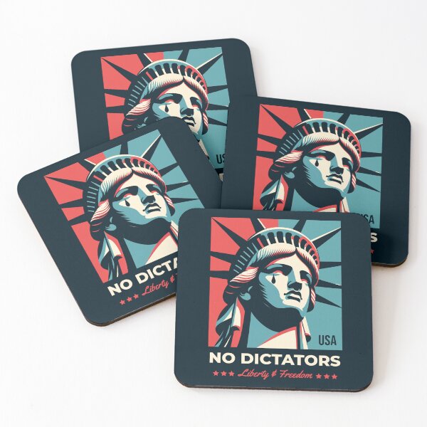 Artikelvorschau, Keine Diktatoren in den USA Lady Liberty schreit nach Freiheit Politische Protestkunst entworfen und verkauft von darkskydelights.