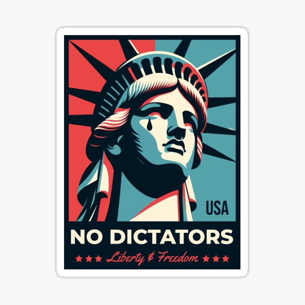 Artikel-Vorschau von Keine Diktatoren in den USA Lady Liberty schreit nach Freiheit Politische Protestkunst, designt und verkauft von darkskydelights.