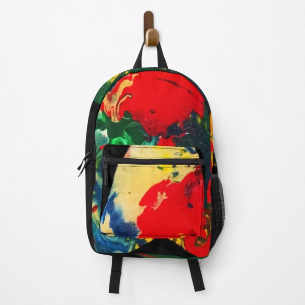 Item preview, Pop Art rainbow colour marbled Five Point - pentagram Star designed and sold by Kludoman.