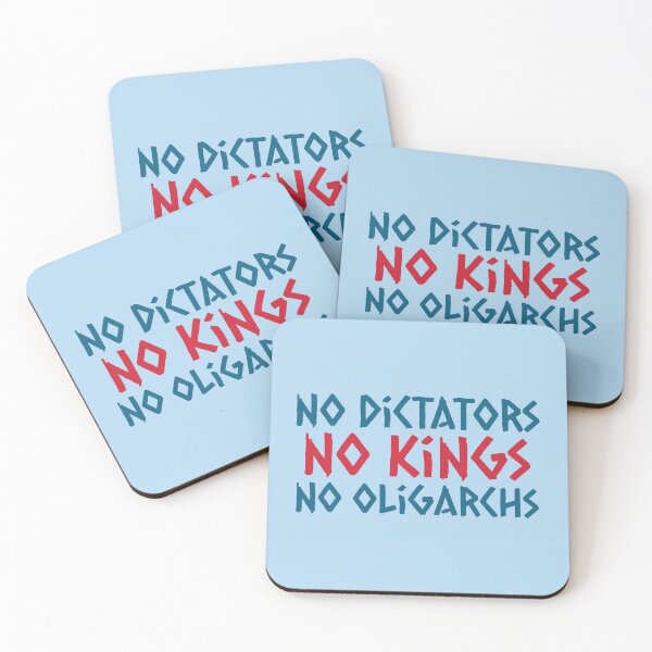 Item preview, No Dictators No Kings No Oligarchs Political Protest Art designed and sold by darkskydelights.