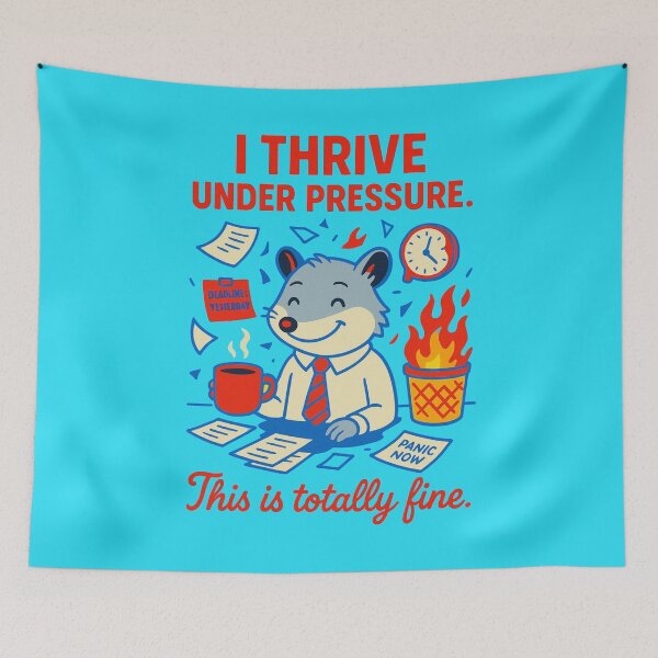 Item preview, It's fine. Everything's fine! designed and sold by Rue Market.