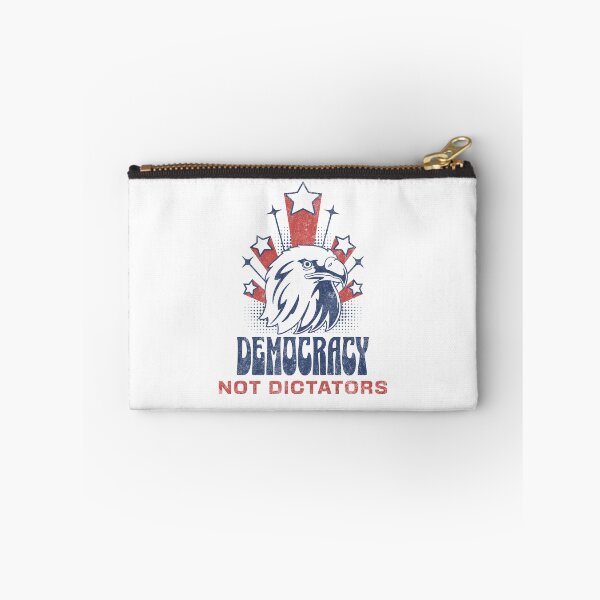 Item preview, Democracy Not Dictators American Eagle Political Protest Art designed and sold by darkskydelights.