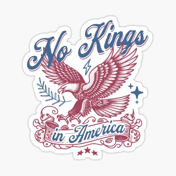 Item preview, No Kings No Dictators in the USA Political Protest Art designed and sold by darkskydelights.