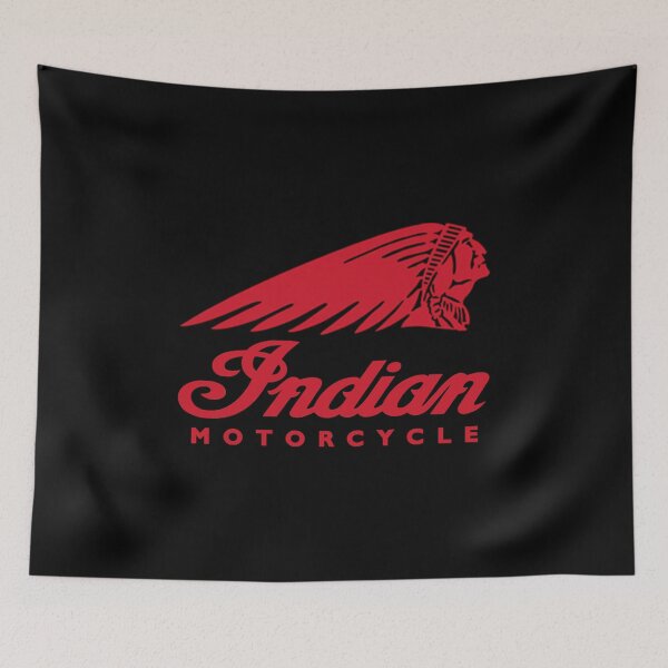Item preview, red indian big motorcycle designed and sold by jenkishconnor.