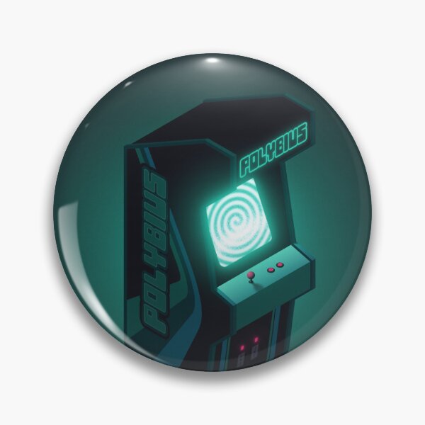 Item preview, Polybius Arcade Game Machine Cabinet Isometric Dark Aqua designed and sold by VoodooCircus.