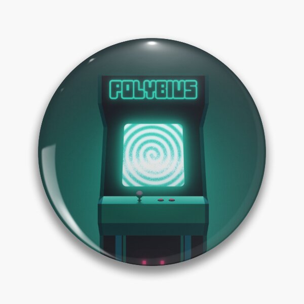 Item preview, Polybius Arcade Game Machine Cabinet Front Dark Aqua  designed and sold by VoodooCircus.