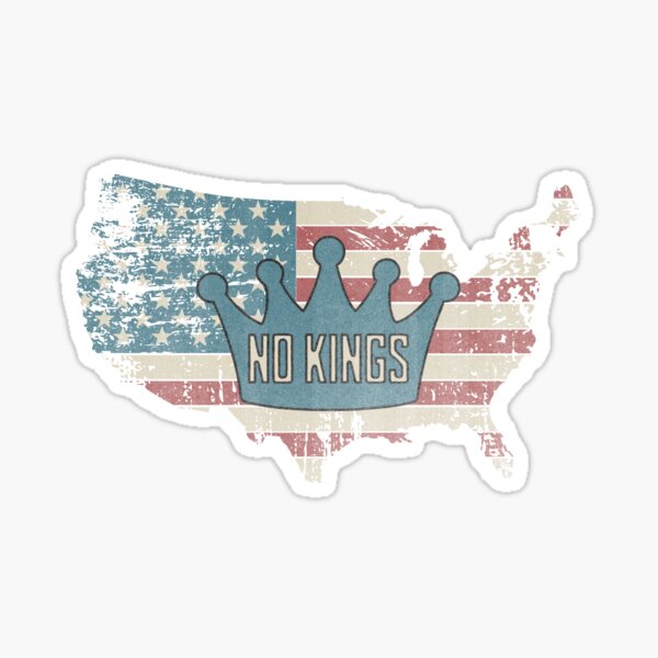Artikel-Vorschau von Keine Könige in den USA Amerikanische Flagge Krone Politische Protestkunst, designt und verkauft von darkskydelights.