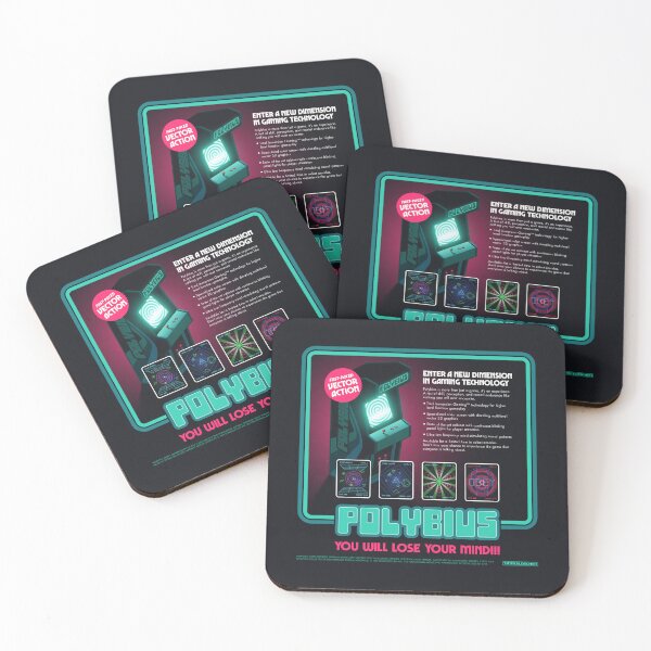 Item preview, Polybius Arcade Game Ad Dark designed and sold by VoodooCircus.