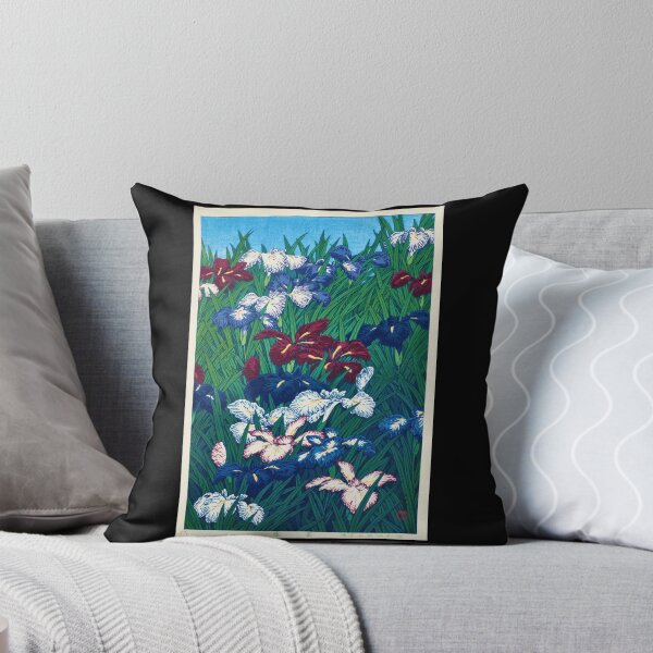 Item preview, Ayame (Iris) by Hasui Kawase | Japanese Flower Poster | Elegant Nature Art | Japandi Decor Print designed and sold by artofuniverse.