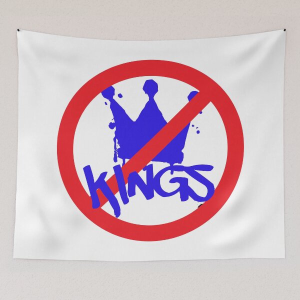 Item preview, No Kings in the USA Graffiti Political Protest Art designed and sold by darkskydelights.