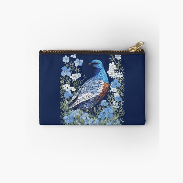 Item preview, Willow Ptarmigan Grouse And Forget-Me-Nots designed and sold by taiche.