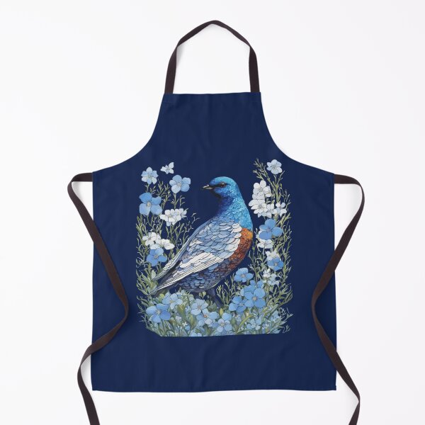 Item preview, Willow Ptarmigan Grouse And Forget-Me-Nots designed and sold by taiche.