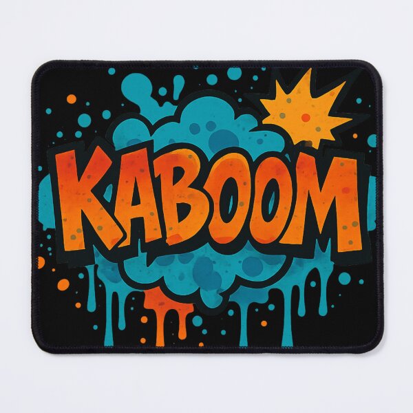 Item preview, KABOOM – Bold Graffiti Explosion Comic Street Art Design designed and sold by Nextgenofficial.