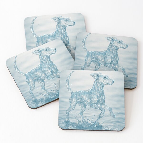 Item preview, Dance of the Ripple Pup – The Spirit of Water (4/18) designed and sold by RinWinArts.