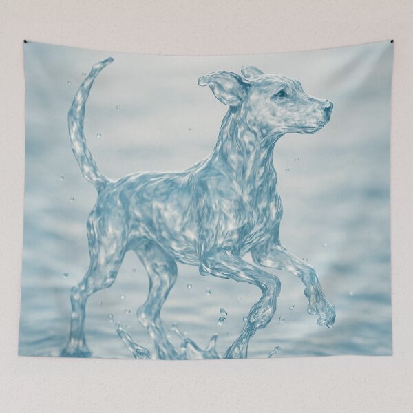 Item preview, Dance of the Ripple Pup – The Spirit of Water (4/18) designed and sold by RinWinArts.