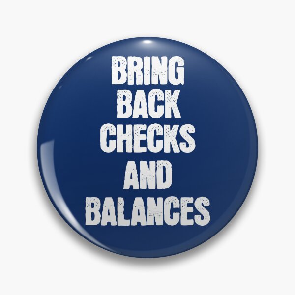 Item preview, Checks and Balances Anti Trump USA Political Protest Art designed and sold by darkskydelights.