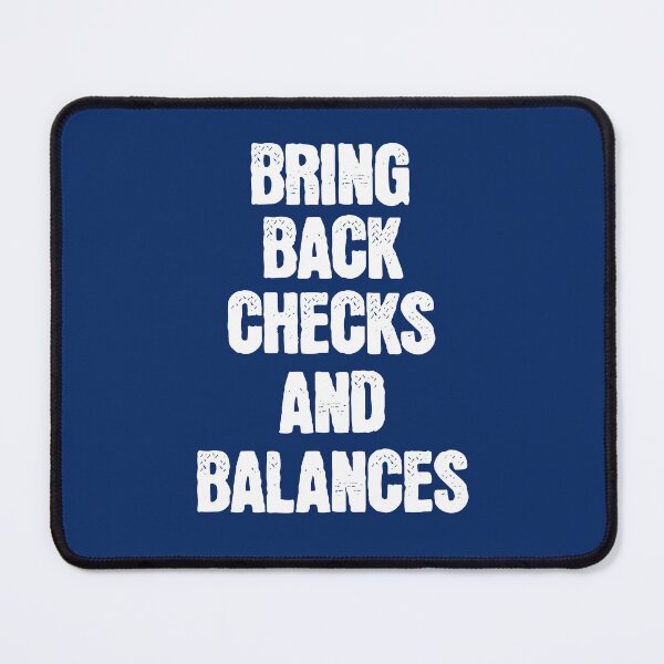 Item preview, Checks and Balances Anti Trump USA Political Protest Art designed and sold by darkskydelights.