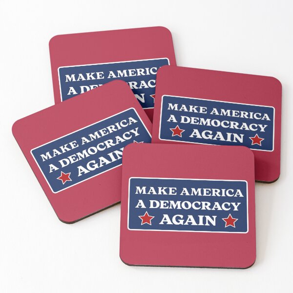 Item preview, Make America A Democracy Again No Dictators No Kings American Political Protest Art designed and sold by darkskydelights.