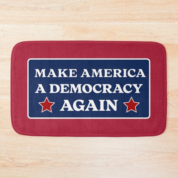 Item preview, Make America A Democracy Again No Dictators No Kings American Political Protest Art designed and sold by darkskydelights.