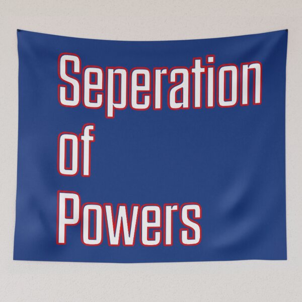 Item preview, Seperation of Powers Anti Trump USA Political Protest Art designed and sold by darkskydelights.