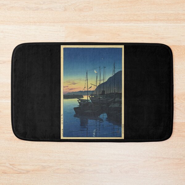 Item preview, Beppu no Asa (Dawn at Beppu) by Hasui Kawase | Japanese Sunrise Poster | Tranquil Landscape Art | Japandi Wall Decor designed and sold by artofuniverse.