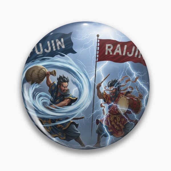 Item preview, Twin Peaks of Japanese Mythology: Gods of Wind and Thunder designed and sold by schwa24jpn.