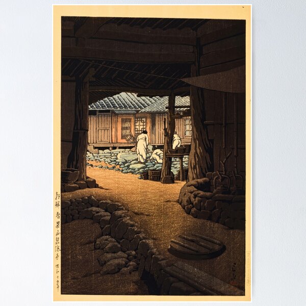 Item preview, Chosen Chiizan Senin-ji (Cheoneunsa Temple, Mount Jirisan, Korea) by Hasui Kawase | Japanese Temple Poster | Japandi Art Print designed and sold by artofuniverse.