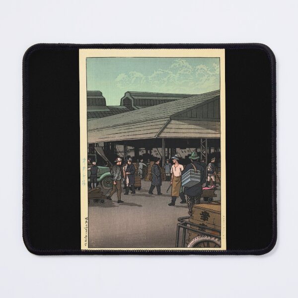 Item preview, Chuo Shijo (The Central Market) by Hasui Kawase | Japanese Urban Poster | Japandi Wall Art | Traditional Market Scene designed and sold by artofuniverse.