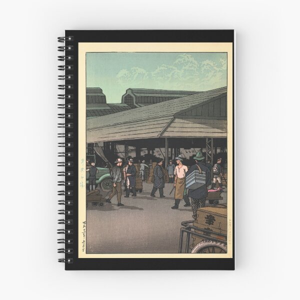 Item preview, Chuo Shijo (The Central Market) by Hasui Kawase | Japanese Urban Poster | Japandi Wall Art | Traditional Market Scene designed and sold by artofuniverse.