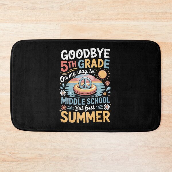 Item preview, Goodbye 5th Grade Hello Middle School Summer Vibes designed and sold by Ledadi.