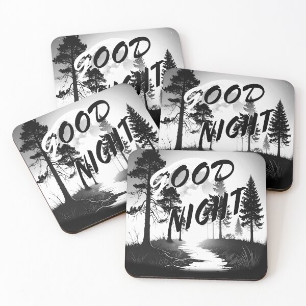 Item preview, Good night – Mystical forest in the moonlight designed and sold by Hamdy est 1985.