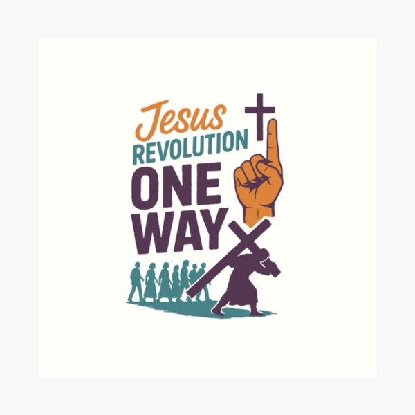 Item preview, Jesus Revolution One Way Jesus designed and sold by Obinne.