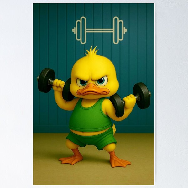 Item preview, The Dumbbell Trick - Muscles? No. Mood? Yes. (3/5)  designed and sold by RinWinArts.
