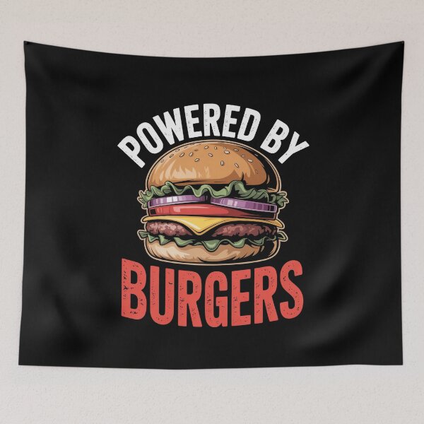 Item preview, Burger Lovers Eat Fast Food designed and sold by MooonTees.