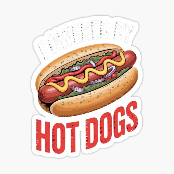 Item preview, Hot Dog Lovers Eat Fast Food designed and sold by MooonTees.