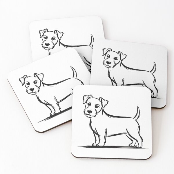 Item preview, Cute Line Puppies, Transparent Background designed and sold by Marcu Ioachim.
