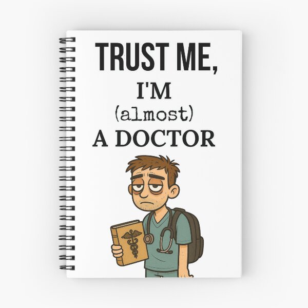 Item preview, Trust Me I’m Almost a Doctor – Funny Med Student T-Shirt designed and sold by HealthCoreCommunity.
