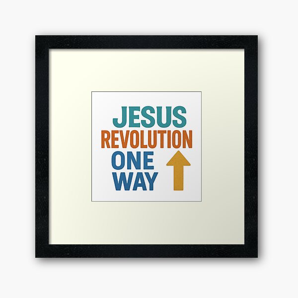 Vista previa del artículo con la obra «Revolución de Jesús. Revolución de Jesús. Jesús unidireccional.», diseñado y vendido por Obinne.