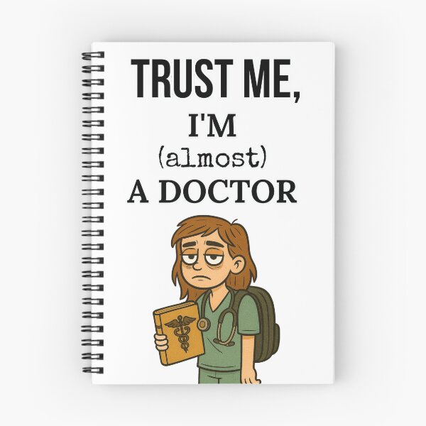 Item preview, Trust Me I’m (Almost) a Doctor – Funny Med Student T-Shirt designed and sold by HealthCoreCommunity.