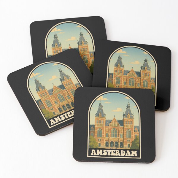 Item preview, Amsterdam Holland Vintage Travel Artwork designed and sold by JackCurtis1991.