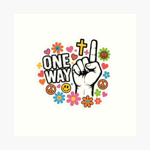 Item preview,  Jesus Movement : Jesus Revolution One Way Jesus designed and sold by Obinne.