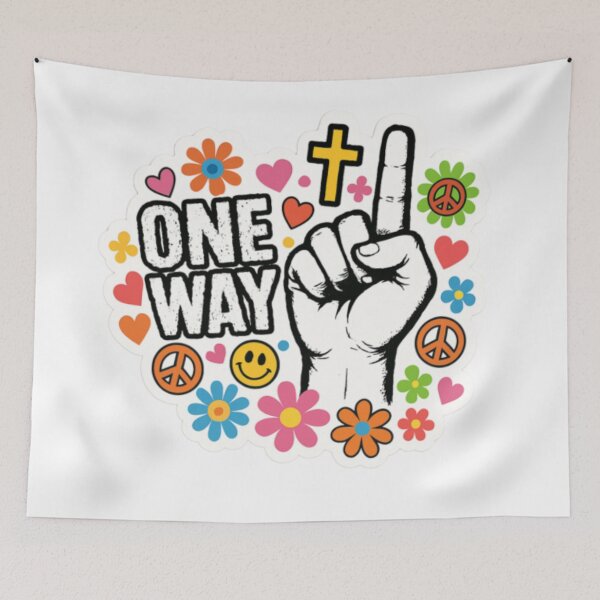 Item preview,  Jesus Movement : Jesus Revolution One Way Jesus designed and sold by Obinne.
