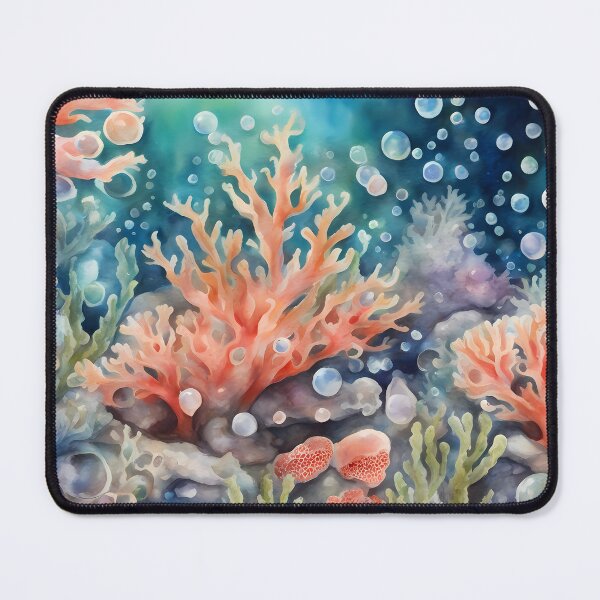 Item preview, Underwater Coral Reef and Bubbles designed and sold by CalmnessbyChoice.