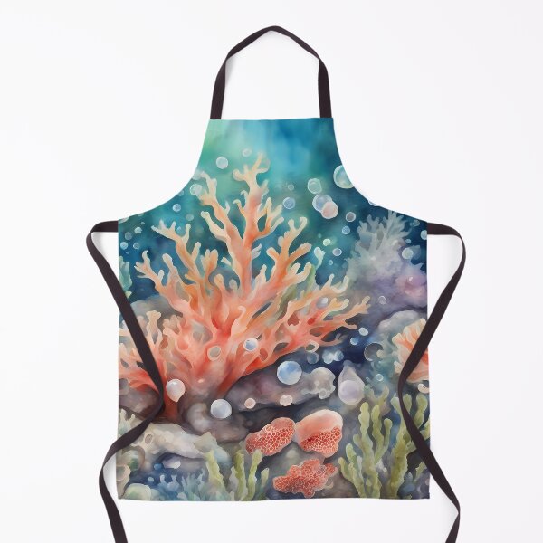 Item preview, Underwater Coral Reef and Bubbles designed and sold by CalmnessbyChoice.