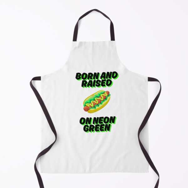 Item preview, Born and Raised on Neon Green | Chicago Relish | Chicago Hot Dogs designed and sold by Scrappy Gardeners.
